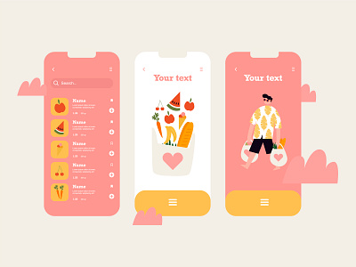 Illustration for app app design icon illustration typography ui ux vector