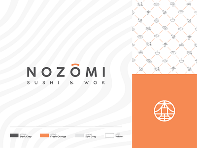 Nozomi Sushi & Wok Brand Identity