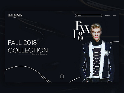 Landing Page | Balmain FW18 Fall Collection