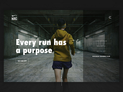 Nike Run Club - Landing page Rebuild