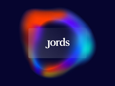 Jords Branding branding glassmorphism gradient logo logo design