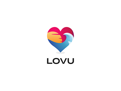 LOVU Logo branding design hospitality logo logotype travel