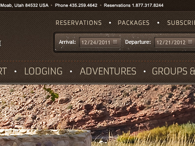 Sorrel hotel texture ui webdesign