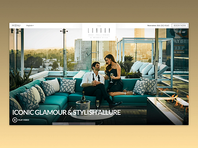 The London West Hollywood creative direction hero hero photo hospitality hotel hotel booking hotel web design luxury travel ui user experience user interface ux web design webdesign website