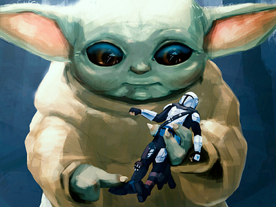 Baby Yoda by Thomas C. Park on Dribbble