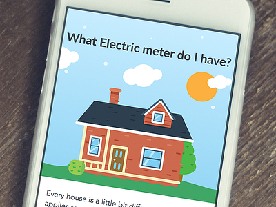 How smart is your meter? energy house illustration iphone sketch smart meter