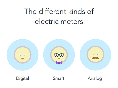 The Electric Meter Parade energy illustration sketch smart home smart meter