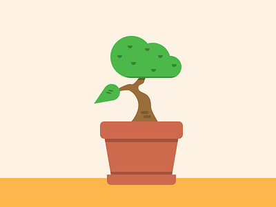 Bonsai!! illustration plant sketch tree