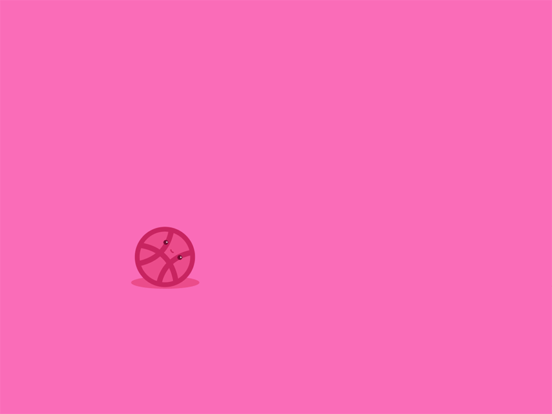 Dribbble Ball after effects animation animation animation 2d ball ball bounce balls dribbbble dribbble ball