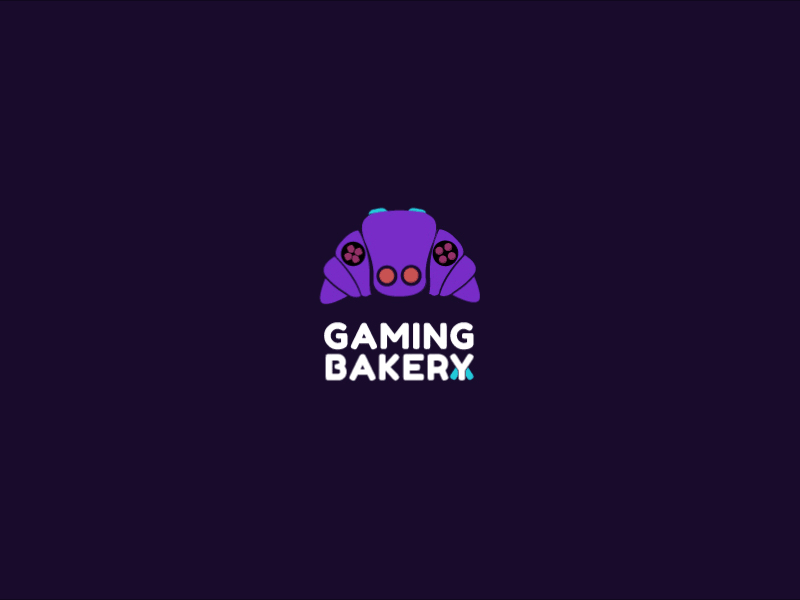 Gaming Bakery Logo Animation .gif bakery bakery logo gaming gaming app gaming logo gif joystick logo logo animation motion motiongraphics