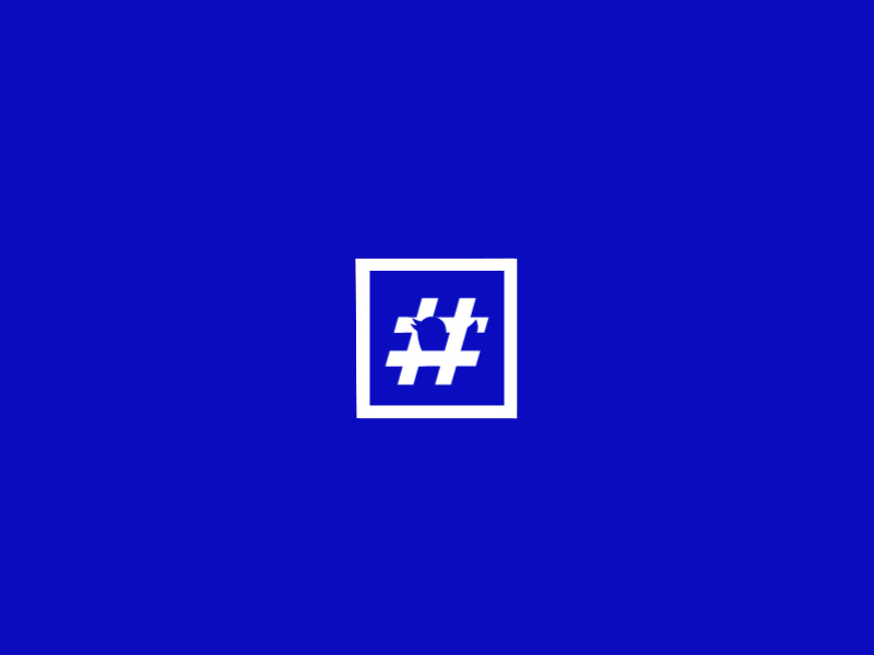 Twitter Logo Animation animation animation 2d blue glitch hashtag logo logo animation red white and blue red white blue smooth twitter twitter bird