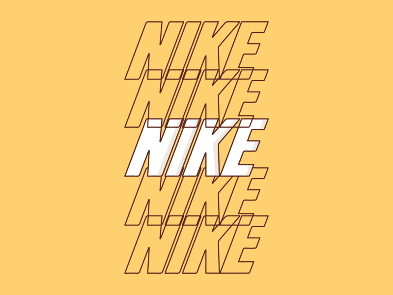 Nike air max gif letter loop nike shoes text two colors yellow