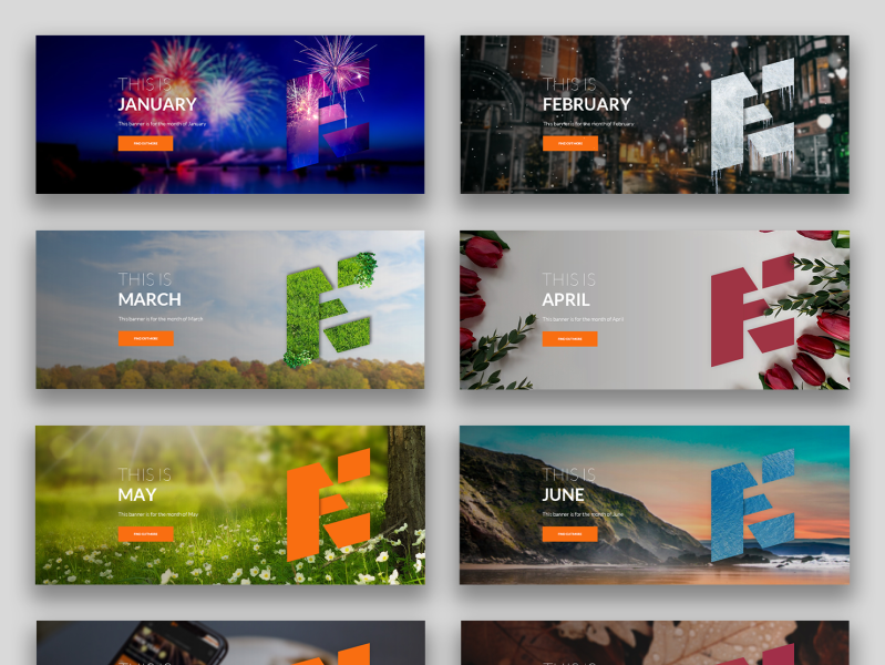 New Edge Media Sesonal Banners by JPStudiosUK on Dribbble