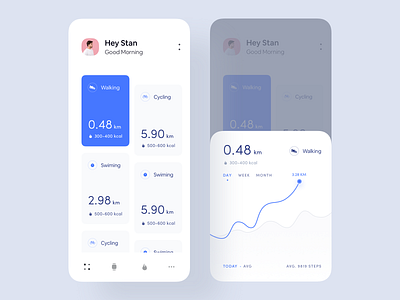 Health Tracking App android app app concept brand design clean concept design health app interface ios minimal mobileapp ui uidesign userexperience ux webapplication