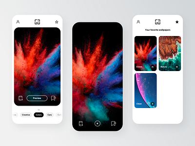 Wallpapers App Design