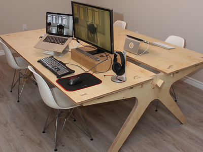Workspace beats desk eames herman miller macbook mstand opendesk startup studio wallcat workplace workspace