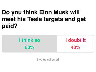 Will Elon Get Paid? elon musk firebase poll tesla vote