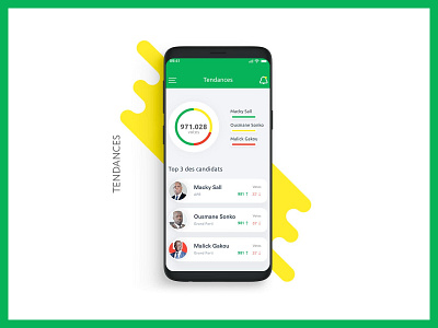 Senegalese Electoral Informations App UI