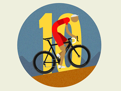 15% Gradients aftereffects animated animation bicycle bike cycle gif loop road tour de france