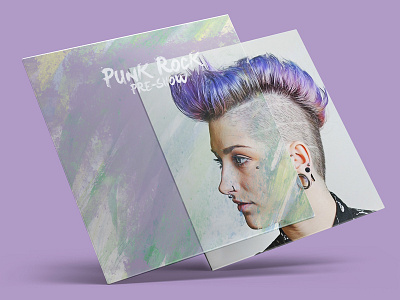 Punk Rock Pre-Show Clear Vinyl Cover album art cover art music design packaging