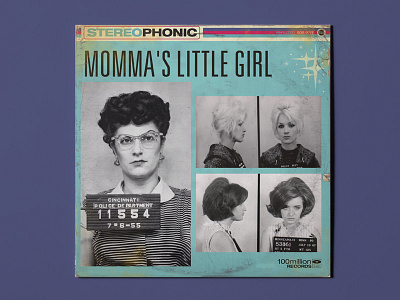 Momma's Little Girl Vinyl Cover album art cover art music design packaging