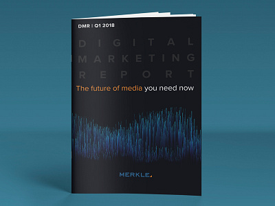 DMR (Digital Marketing Report) Cover Design 2 booklet cover data digital marketing report dmr