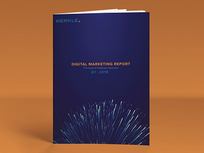 DMR (Digital Marketing Report) Cover Design 3 booklet cover data digital marketing report dmr