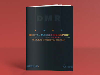 DMR (Digital Marketing Report) Cover Design 4