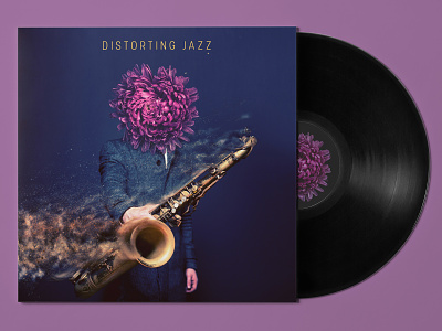 Distorting Jazz Cover Art album art album cover cover art music surrealism
