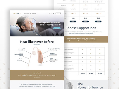 Novear Homepage homepage homepage design ui website