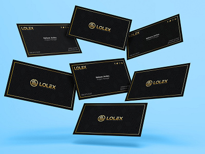Lolex | Busines cards branding business cards logo design