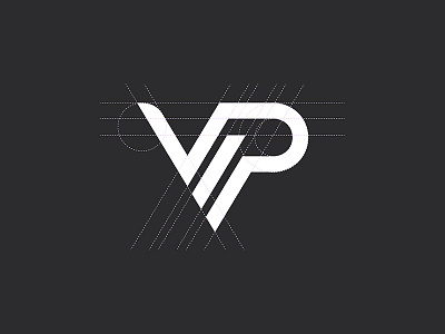 Vip Salon & Spa | Logo Grid brand identity logo design logo grid