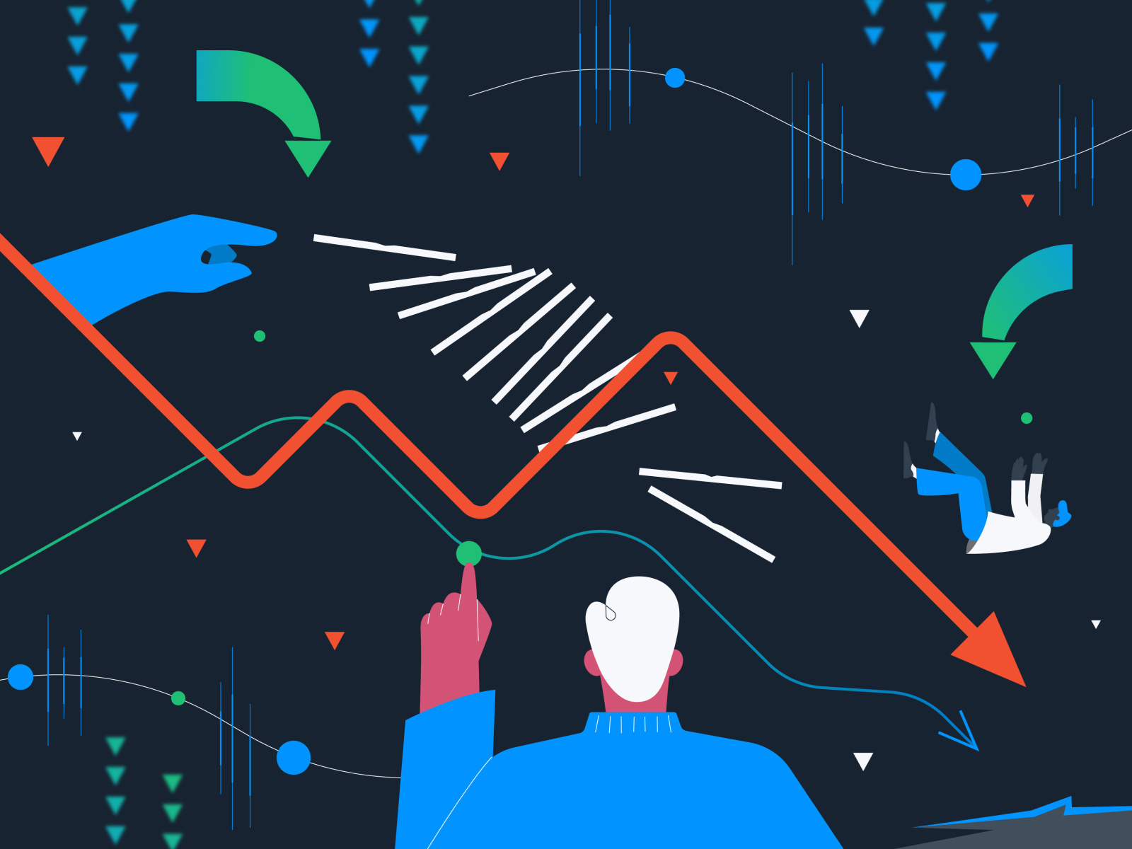 Stock Market Crash by Janna Tolcheva on Dribbble