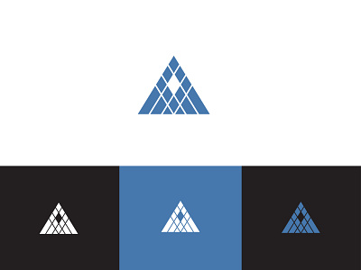 Triangle logo blue branding design graphic design graphics design illustration logo multishots triangle ui unique upmarket ux vector