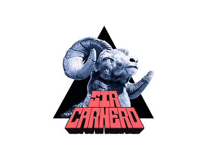 "Sir Carnerd" rock band logo animal band branding design illustration logo rock typography