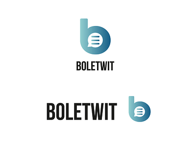 "Boletwit app" logo design app app logo big data branding design flat icon logo social media socialmedia twitter vector