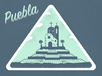 Sticker from my hometown: "Puebla"