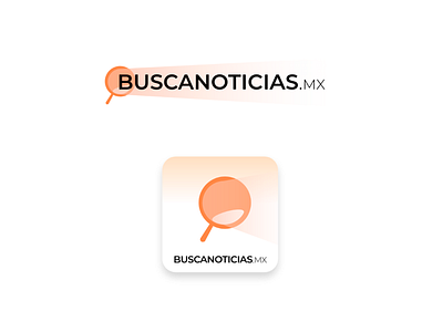 "Buscanoticias MX" logo design