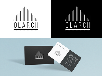 "Olarch" Logo design architect architectural architecture branding branding design business card businesscard design flat logo logo design logodesign