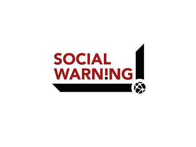 "Social Warning" Product & logo design brand design branding crisis design digital flat logo logo design logodesign logos logotype product product design products social social media socialmedia vector