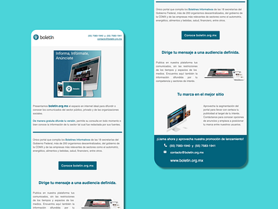 "Boletín.org.mx" e-Mailing template 1
