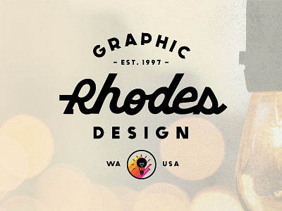 RHODES | Graphic Design design lightbulb seattle vintage washington