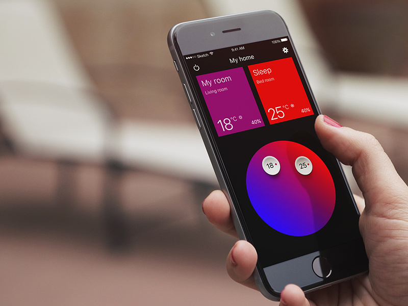 Smart Climate Control by Shevyakov.Designer on Dribbble