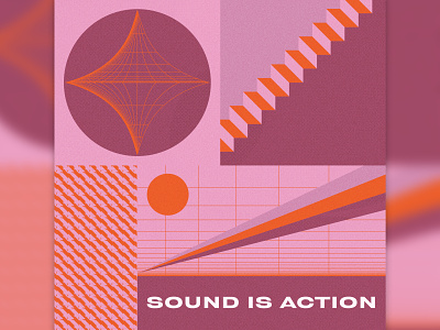 Sound Is Action 2d 2d art 2d illustration art design illustration vector
