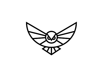 owl / logo animal graphc design logo owl sowa