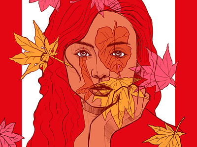 Bal: Autumn Poster digital art drawing illustration photoshop surface pro 4