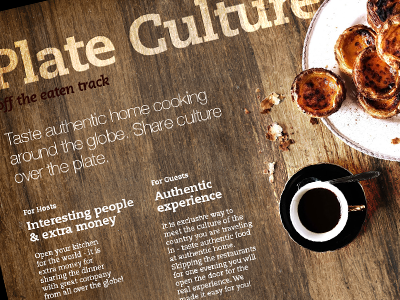 Plateculture landing page landing page ux