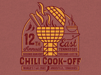 Second Harvest Chili Cook-Off apparel chili event knoxville t shirt threds