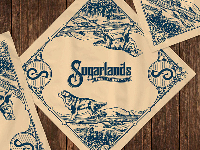 Sugarlands Distilling Co. Bandana bandana dog moonshine mountains sugarlands sugarlands distilling whiskey