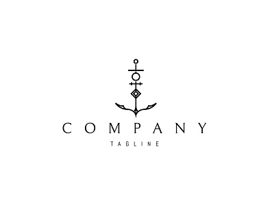 Anchor logo brand branding design logo umuarus vector